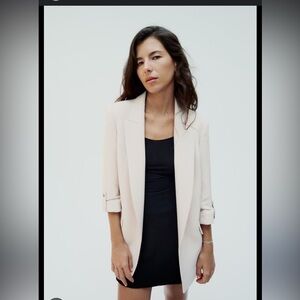 Zara open front blazer NWT
